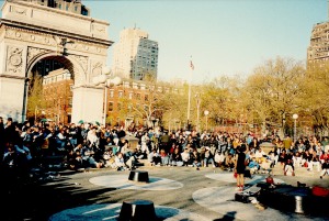 Washington Square Spring 1989 NY