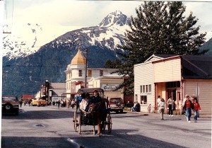 Skagway Alaska walking June 1987